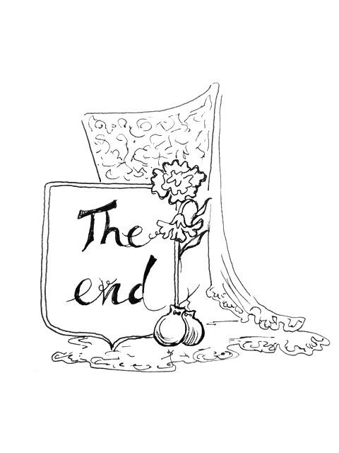 The end. Illustration for Casita 26 by Virgínia Jiménez Perez